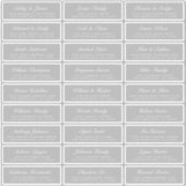 シックスクリプトグレイ結婚ズゲスト住所 シール (正面)