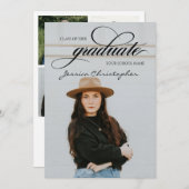 シックスクリプト大学院フォトコラージュ卒業 案内状 (正面/裏面)