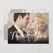 シックスクリプ結婚トの感謝はがき ポストカード (正面/裏面)