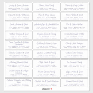 シックスクリプ結婚トゲスト住所 シール