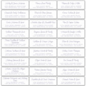 シックスクリプ結婚トゲスト住所 シール (正面)