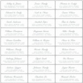 シックスクリプ結婚トゲスト住所 シール (正面)