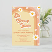 シックスグルーヴィーレトロデイジー6th誕生日パーティー 招待状 (スタンド正面)