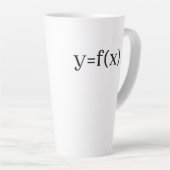 シックスシグマ公式、問題解決方程式 カフェラテマグ (右アングル)