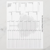 シックスジェネレーションペディグリー紙 (正面)