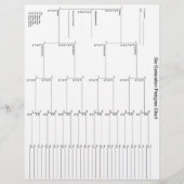 シックスジェネレーションペディグリー紙 (正面)