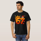 シックスセブンサンクスギビング 67  トルコ | 面白い "67" Tシャツ (正面フル)