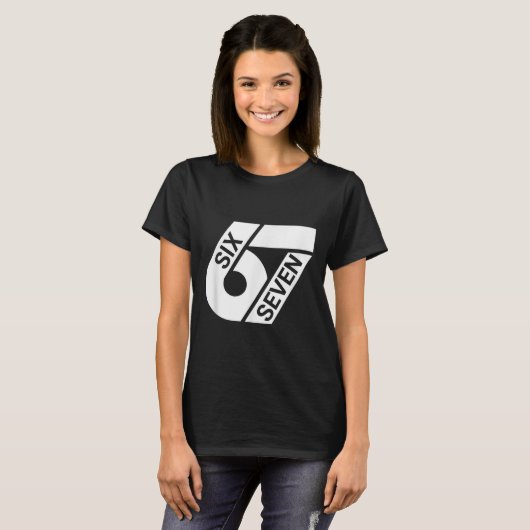 シックスセブンミーム おもしろい Tシャツ (正面フル)