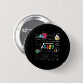 シックスセブン数学教師 67 ミーム 平方根 4489 Sl 缶バッジ (正面&裏面)