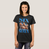 シックスセブン67ミーム面白いカピバラ海賊版グラフィック Tシャツ (正面フル)