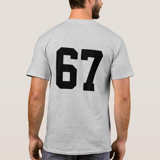 シックスセブン67 Tシャツ (裏面)