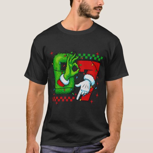 シックスセブン6 7 クリスマス Tシャツ (正面)
