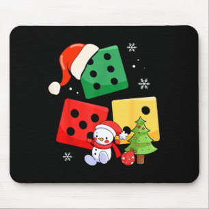 シックスセブン クリスマス スリー ダイス サンタ ハット 67 ミーム マウスパッド