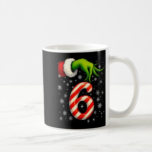 シックスセブン 楽しいクリスマス カップル おそろい インターネット・ミーム コーヒーマグカップ (右)