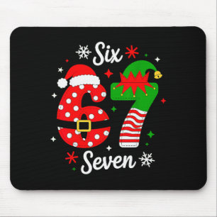 シックスセブン 67 メーム 6 7 サンタ クリスマスパジャマ キッズ マウスパッド