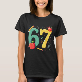 シックスセブン 67 先生 学校 メーム ビブス Tシャツ