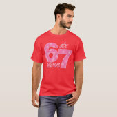 シックスセブン 67 面白いミーム 6 7 コスチューム キッズ 女の子 Tシャツ (正面フル)