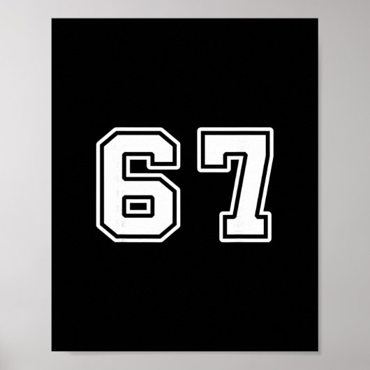 シックスセブン 6 7 ミーム 67 ポスター (正面)