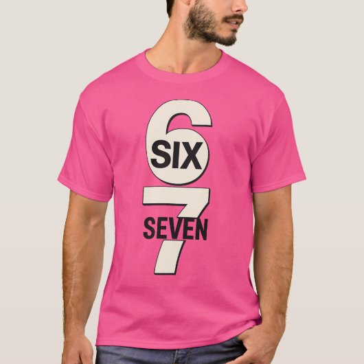 シックスセブン 6 7 ミーム Tシャツ (正面)