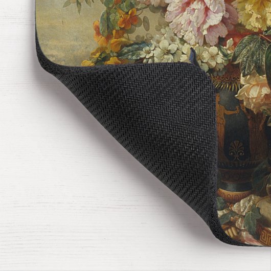 シックスタイリッシュアンティークフローラスチルライフ絵画ズ マウスパッド (コーナー)