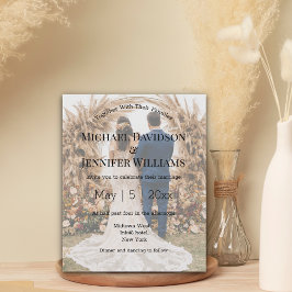 シックスタイリッシュタイポグラフィ結婚の写真への招待