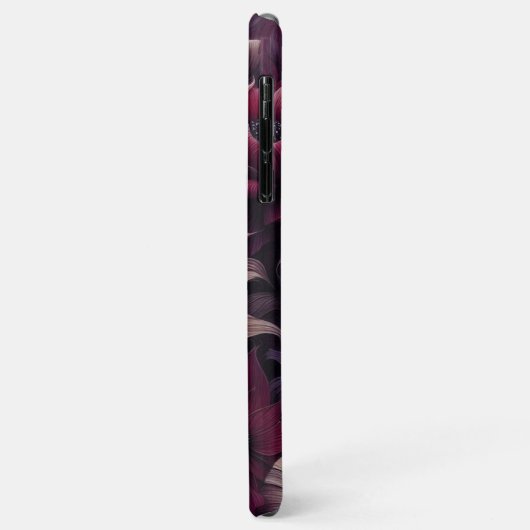 シックスタイリッシュダリアスファインアートボタニカル絵を描ズ Case-Mate iPhoneケース (裏面/左)