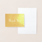 シックスタイリッシュフォントサンキュー 箔カード (ディスプレー)