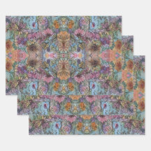 シックスタイリッシュフラワーガーデンウォーター絵画カラー