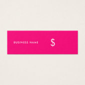 シックスタイリッシュブモダンガーリールピンクプライスラベル (正面)