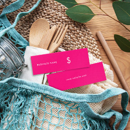 シックスタイリッシュブモダンガーリールピンクプライスラベル