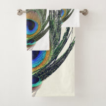 シックスタイリッシュブルーグリーンピーコックフェザー