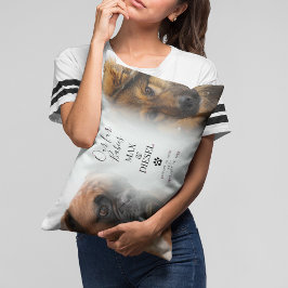 シックスタイリッシュペット記念碑2 x写真記念 ランバークッション