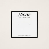 シックスタイリッシュホワモダンイトイヤリングジュエリー表示 (正面)