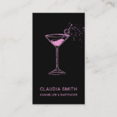 シックスタイリッシュメスソムリエバーテンダー 名刺 (正面)