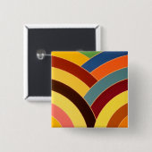 シックスタイリッシュモダンシェブロン 缶バッジ (正面&裏面)