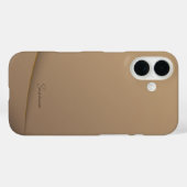 シックスタイリッシュモダンモノグラムの Case-Mate iPhoneケース (裏面 (横))