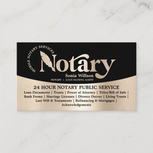 シックスタイリッシュモバイル公証人ローン契約代理店法 名刺 (正面)