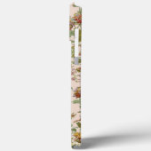 シックスタイリッシュヴィンテージピンクローズフラワーパターン Case-Mate iPhoneケース (裏面 / 左)