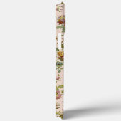 シックスタイリッシュヴィンテージピンクローズフラワーパターン Case-Mate iPhoneケース (裏面 / 右)