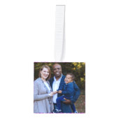 シックスタイリッシュ抽象芸術ダイヤモンド キューブオーナメント (正面)