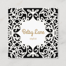 シックスタイリッシュ　ブラックホワイトうずまき