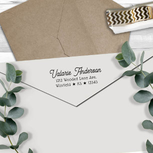 シックスタイル差出人住所自己インキングスタンプ セルフインキングスタンプ