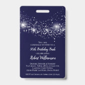 シックスターズオンネイビースカイ誕生日VIPパス バッジ (裏面)