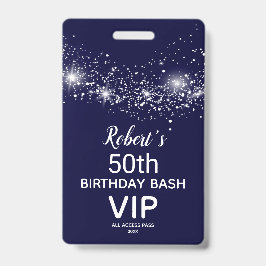 シックスターズオンネイビースカイ誕生日VIPパス バッジ
