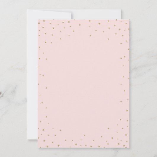 シックスターズガールズバプテスアンドファースト誕生日 招待状 (裏面)