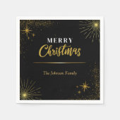 シックスターズクリスマスホリデーパーティー スタンダードカクテルナプキン (正面)