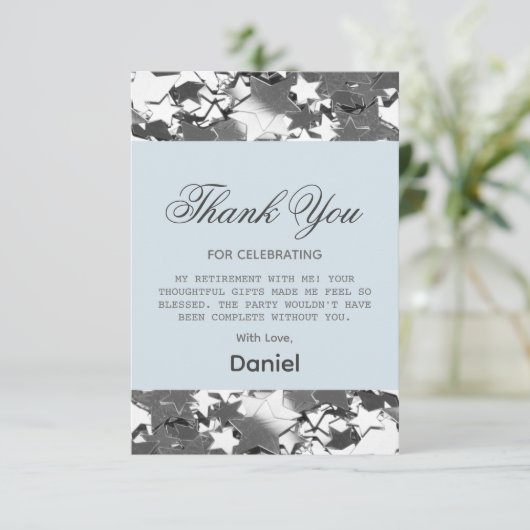 シックスターズサプライズリタイアメントパーティー2025 サンキューカード (スタンド正面)