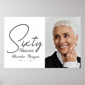 シックスティ アンド ファビュラス 写真 60歳の誕生日パーティー ポスター (正面)