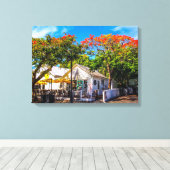 シックストエットキャットカフェ キャンバスプリント (インサイチュ (ウッドフロア))