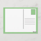 シックストライプのアコースティックギター葉書 ポストカード (裏面)